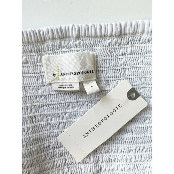 Nwt Anthropologie Pilcro Bustier Coastal Striped Top Size Large - Picture 7 of 8